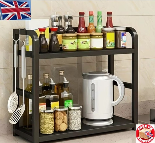 Tier metal kitchen counter - metal,