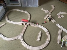 Wooden Train Set with Magnetic