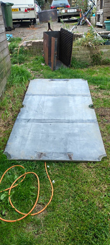 6by4 slate bed used - slate, reasonable