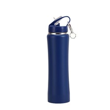 750ml Straw Thermal Bottle Double-layer Stainless Steel Sports Water Bottle