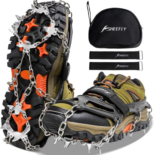 Sheefly crampons ice cleats - ice, 19
