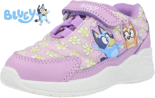 Girls bluey purple trainers - girls,