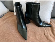 Zara Women’s Black Ankle Boots Excellent Condition UK Size 7 EU 40