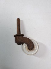 Antique porcelain caster wheel - porcelain,