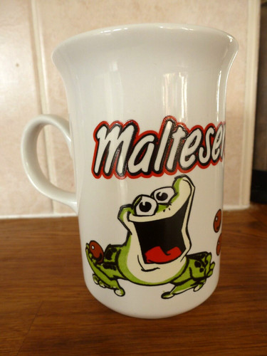 Vintage coloured maltesers mug - vintage,