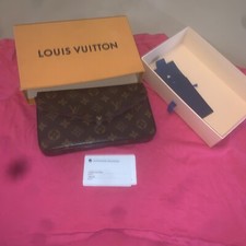 Authentic Louis Vuitton Pochette Felicie LV Shoulder Bag