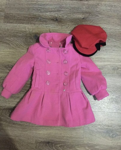 Girl pink long line - , winter