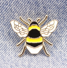 Bumble Bee Enamel Pin Badge