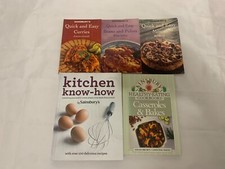 5x Mixed Sainsburys Cook Books