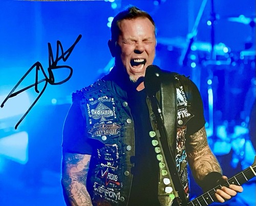James hetfield autographed - hetfield,