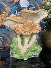 Mariposa Ceramic Wall Plaque Mushroom Toadstool Pottery Vintage Mid Century