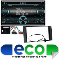 Ford Focus MK2 Sony Double Din Bluetooth MP3 USB Car Stereo & Black Facia Kit