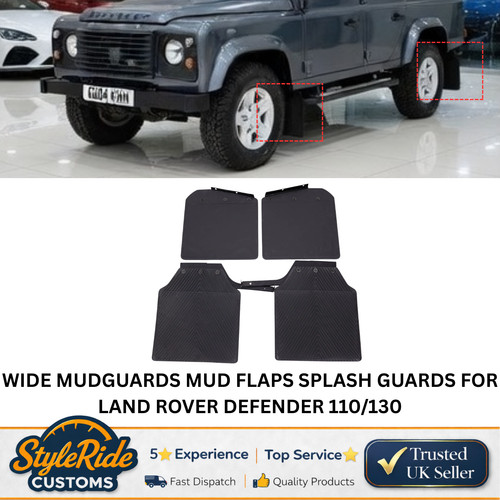 Wide mudguards mud - mud, flaps
