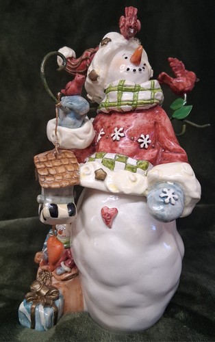 Vintage christmas snow figure - christmas,