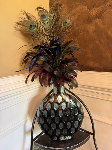 Artificial peacock feather - peacock,