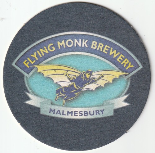 Beer mat flying monk - -, brewery