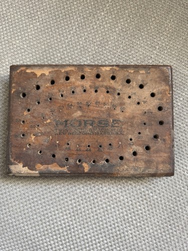 Vintage morse twist drill and - morse,