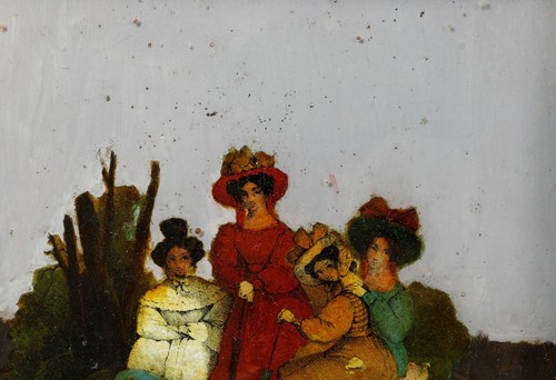 Framed oil painting - oil,