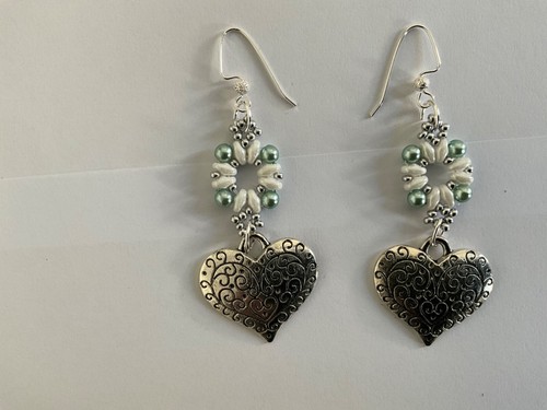 New handmade mint and - and, silver