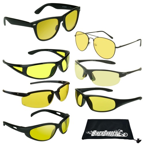Yellow lens sunglasses glasses - sunglasses,