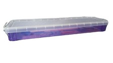 Really Useful Purple 0.8 Litre Box Paint Brush / Rulers