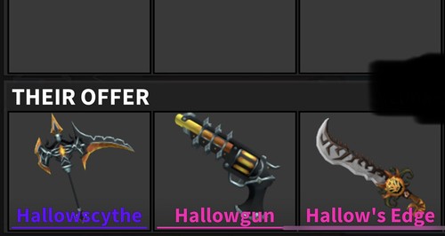 Hallowscythe hallowgun set mm2 - hallowgun,