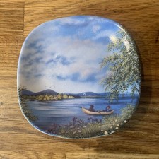 Arabia Finland Wall Plate Anita Rantanen Siewers Small 12x12cm Summer In Lapland