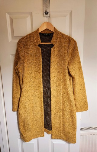 Women mustard open front - f&f,