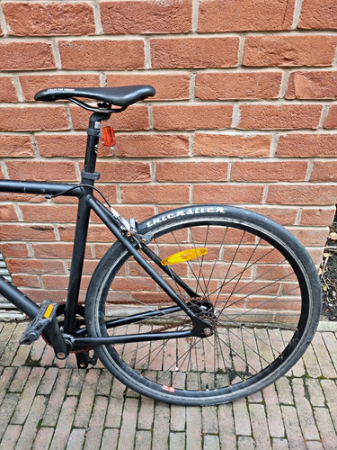 Black single speed road - speed, bike