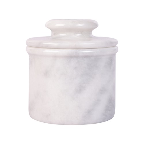 Marble butter bell crock - marble,