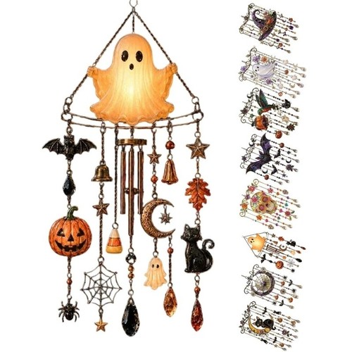 Halloween themed crystal wind - halloween-themed,