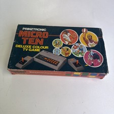 Boxed Prinztronic Micro Ten Deluxe Colour TV/ Video Game Complete Untested