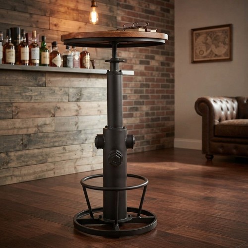 Elegant vintage round - round, table