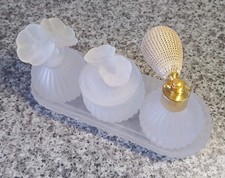 Frosted Glass Perfume Vanity