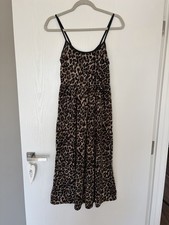 Topshop Leopard Print Midi