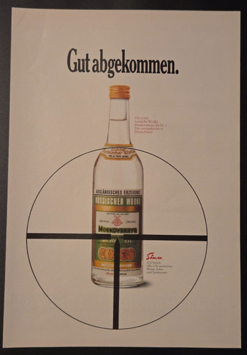 Moskovskaya russian vodka - 25.,