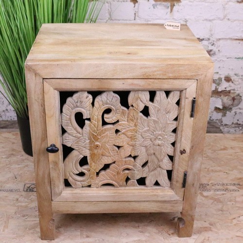 Somira mango wood bedside - wood,