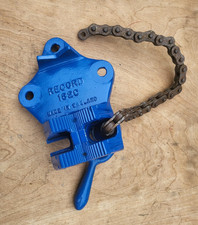 Record 182c chain type pipe vice 1/4" to 4"