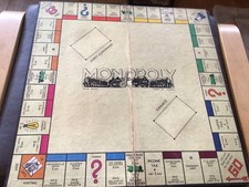 VINTAGE MONOPOLY ORIGINAL GAME PATENT No 453689 1940s? SPARES DONOR SET USED CDN