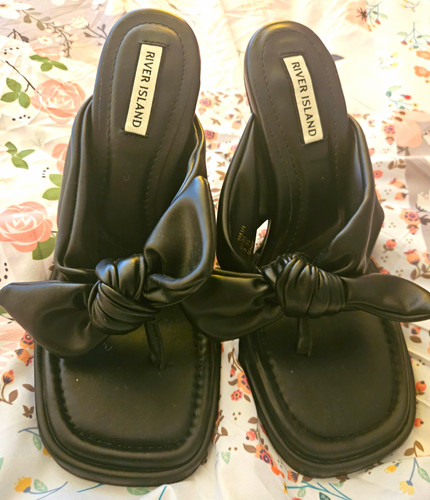 River island black bow square - island,