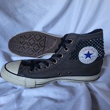 Converse All Star High Tops Studded  Khaki Army Colour RARE UK Size 6 Womens 