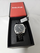 Nixon The Monopoly OWNIT Quartz Analog Stainless Steel Men's Watch Preowned