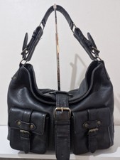Stunning Vintage Black Leather