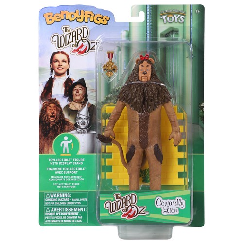 Bendyfigs cowardly lion figure - lion,