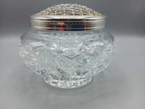 Heavy cut glass - style, rose
