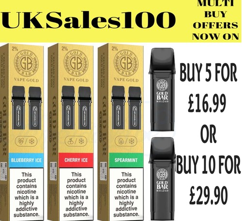 Gold bar reload pods - reload,