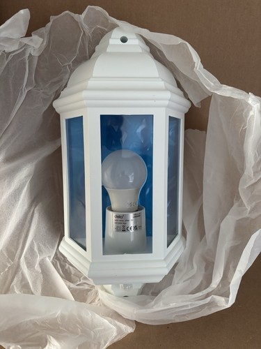 Deta white half lantern led - white,
