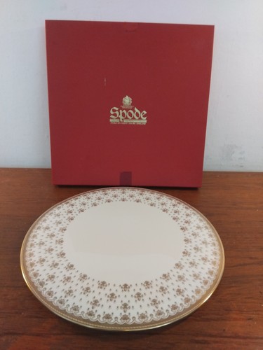 Spode fleur lys gold cake - spode,