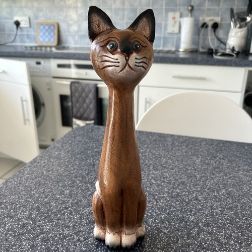 Hand carved wooden - hand, 12"
