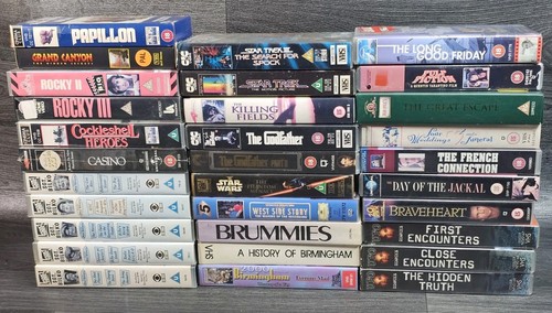 Large bundle vhs tapes - 30,